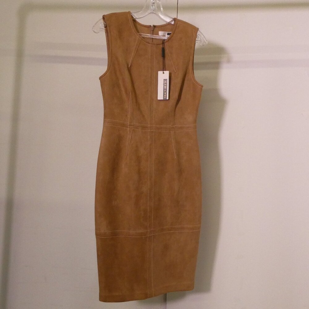 Tracy Reese Faux Suede Dress – Size 4 | NWT